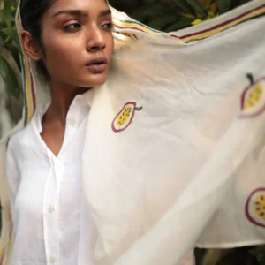 Passion Fruit Organic Cotton Stole