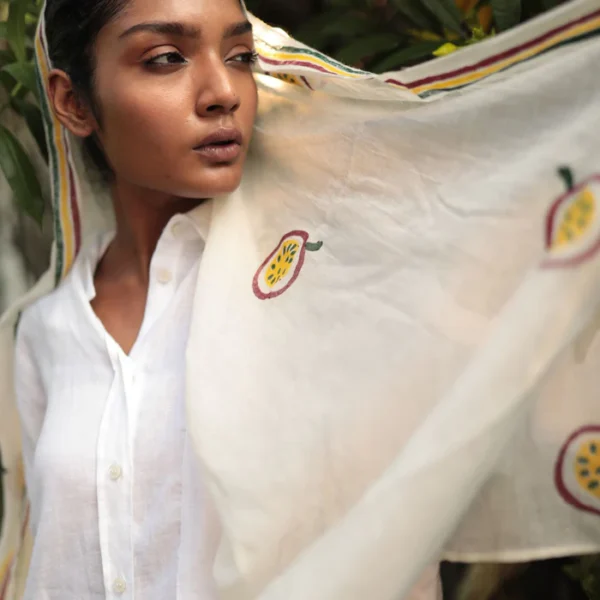 Passion Fruit Organic Cotton Stole