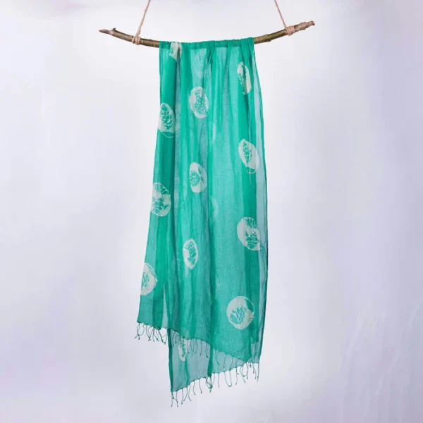 Fish Tattoo Batik Scarf - Image 3