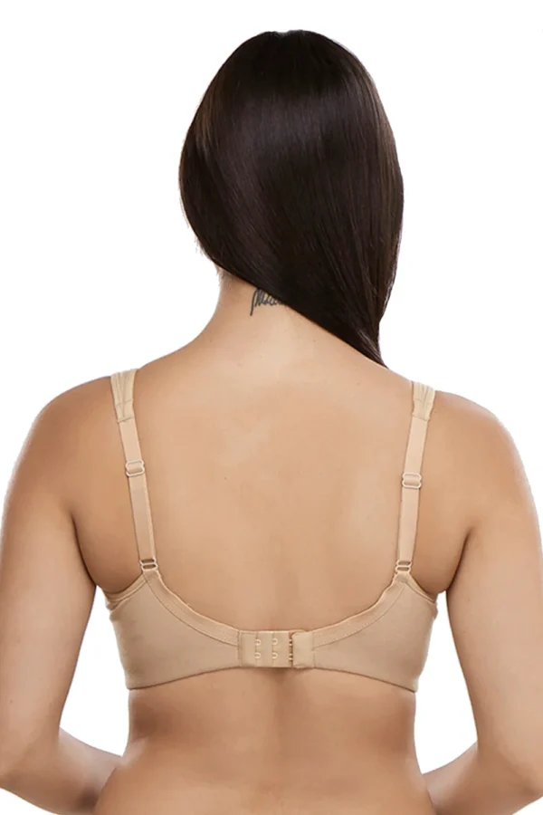 Organic Cotton Antimicrobial Soft Cup Full Coverage Bra-ISB097-Skin - Image 5