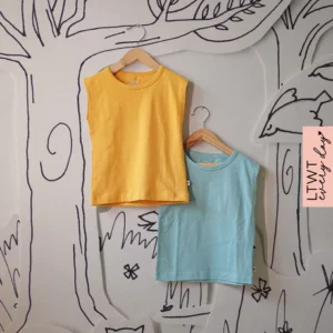 Everyday kids unisex sleeveless tees - pack of 2