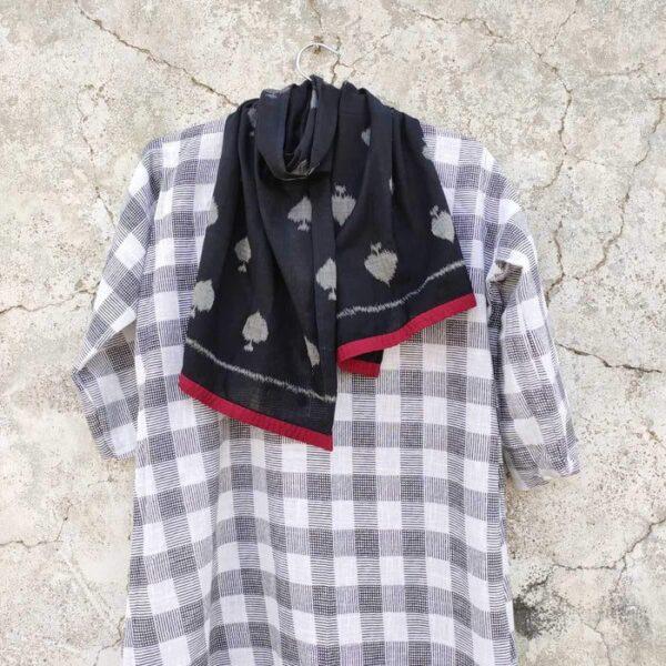 Taash- Ace of Spade Cotton Scarf - Image 4