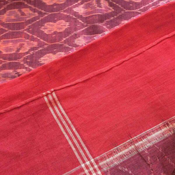 School of Fish Ikat Square Scarf - Image 3