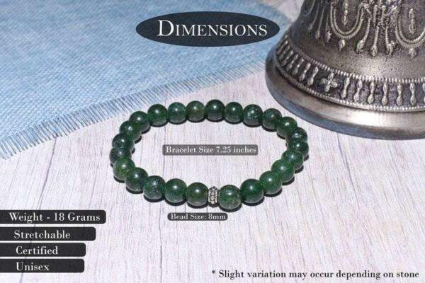 Original Unisex Jade Bracelet - Green - Image 4
