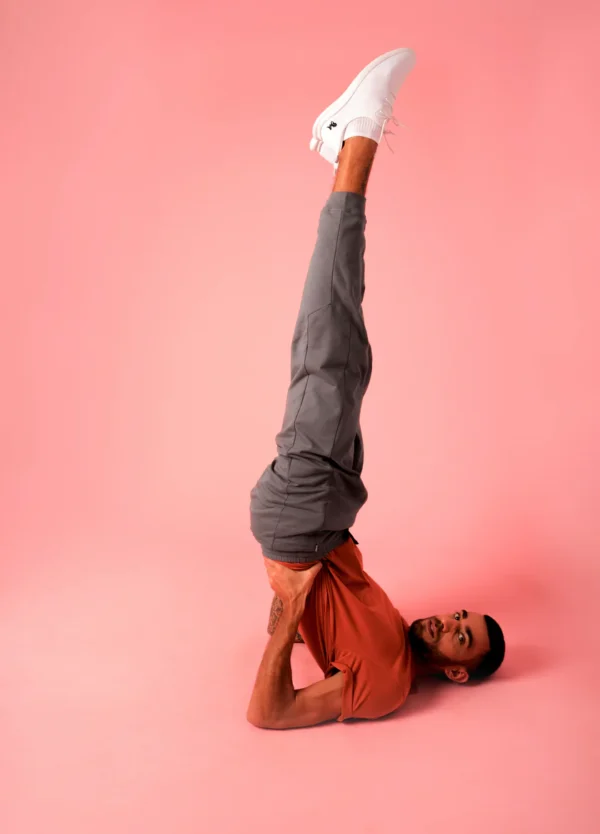 Grey Terry Joggers - Image 2