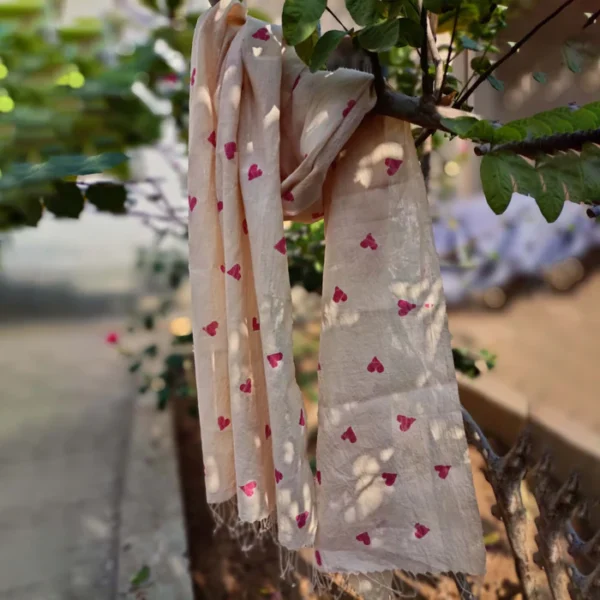 Blush Batik Hearts