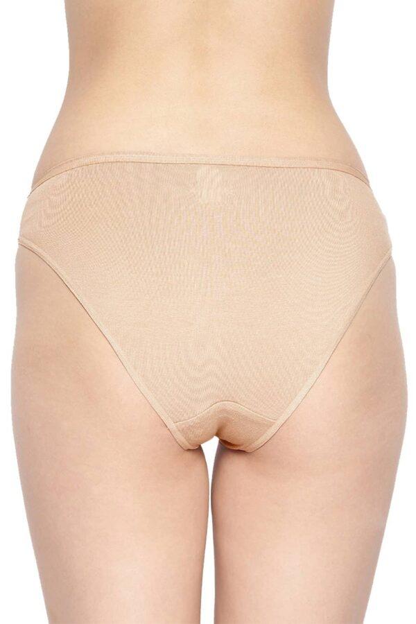 Organic Cotton Antimicrobial Bikini (Pack Of 2)-IMP004-Skin_Skin - Image 2
