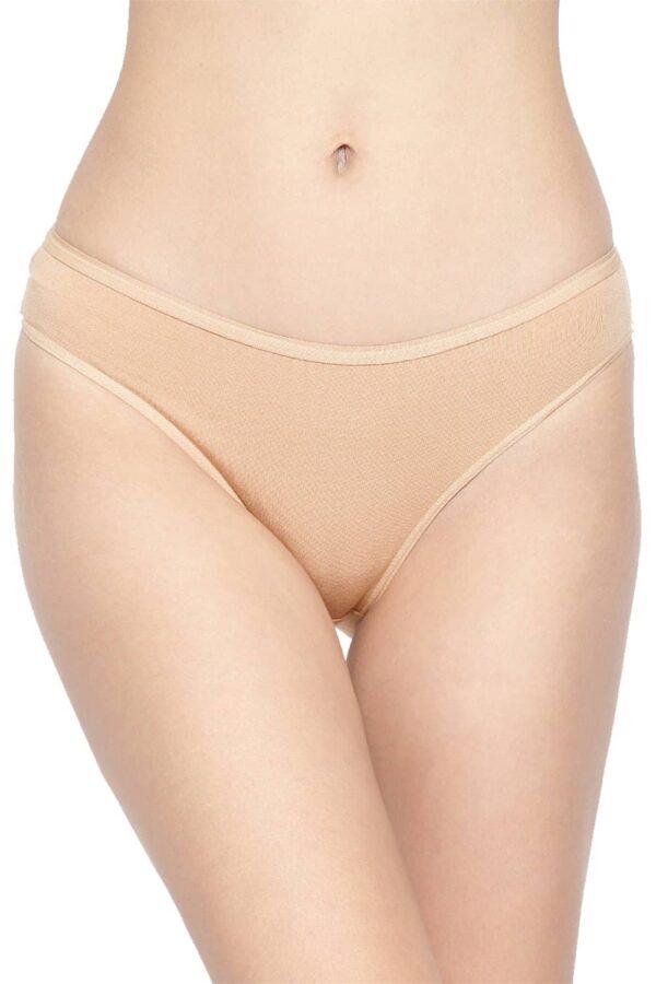 Organic Cotton Antimicrobial Bikini (Pack Of 2)-IMP004-Skin_Skin - Image 4