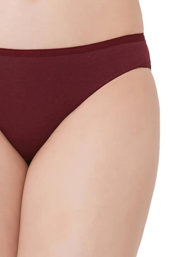 Organic Cotton Antimicrobial Bikini-IMP004-Persian Plum - Image 3