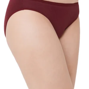 Organic Cotton Antimicrobial Bikini-IMP004-Persian Plum