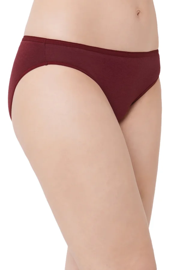 Organic Cotton Antimicrobial Bikini-IMP004-Persian Plum