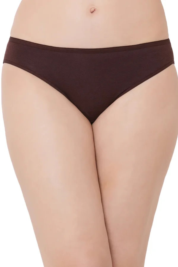 Organic Cotton Antimicrobial Bikini-IMP004-Dark Sienna - Image 2