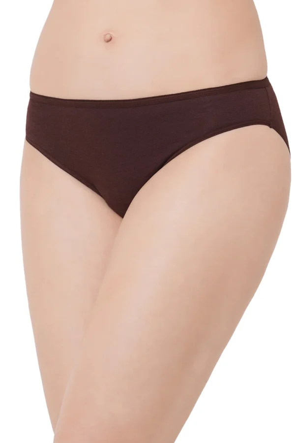 Organic Cotton Antimicrobial Bikini-IMP004-Dark Sienna - Image 5