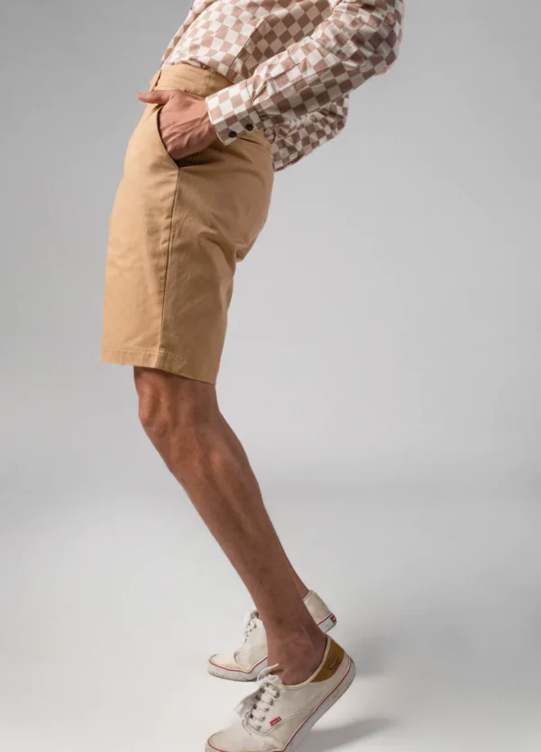 Khaki Relaxed Shorts - Image 3