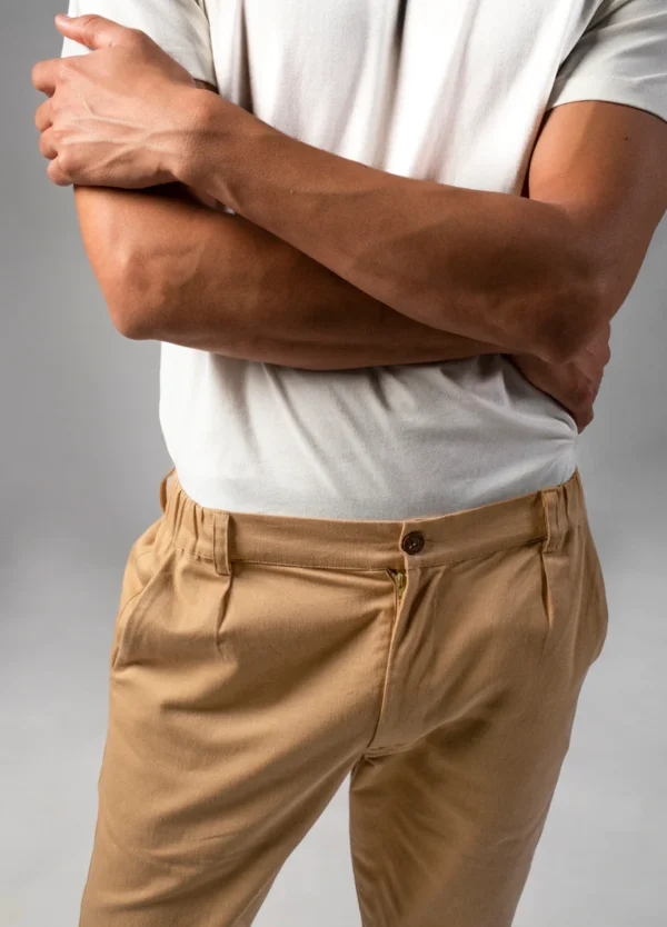 Khaki Slim Pants - Image 3