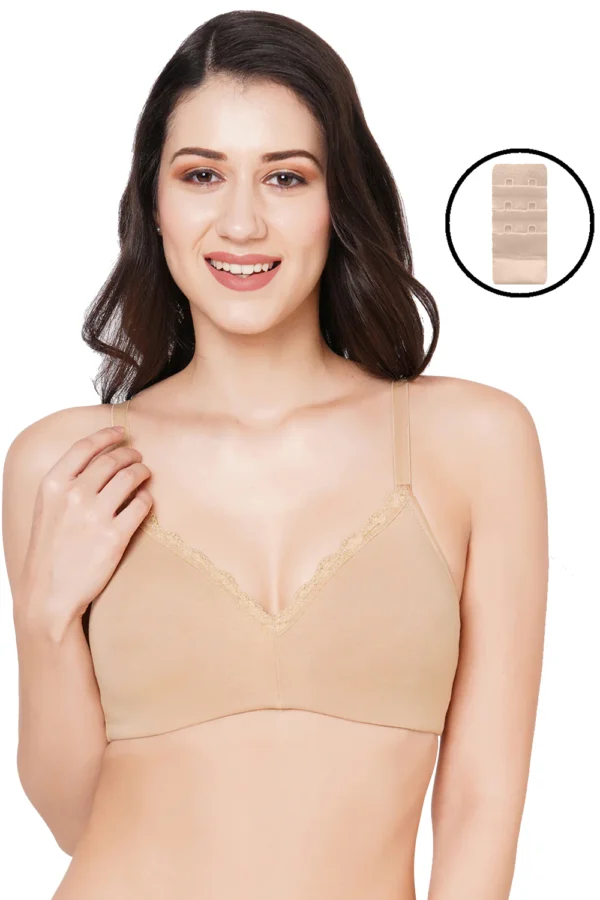 Organic Cotton Antimicrobial Padded Bra-ISBE105-Skin