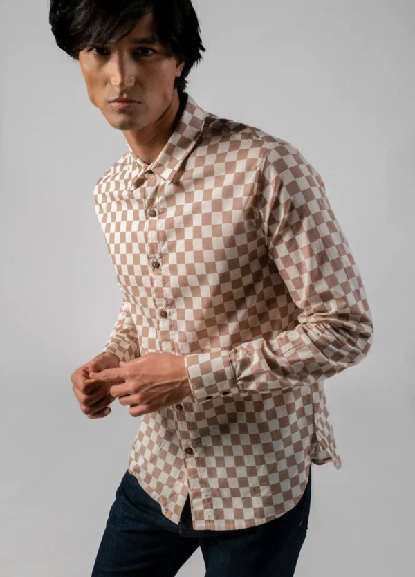 Sand Checkers Everyday Shirt - Image 2