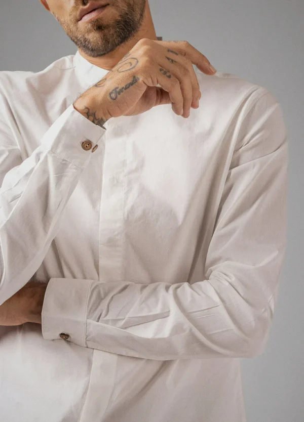 Coconut Milk Mandarin Shirt - Image 2