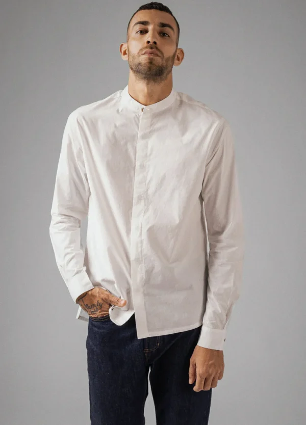 Coconut Milk Mandarin Shirt