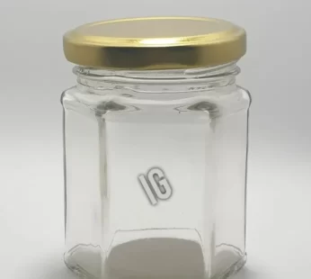 Lug Cap – Tin 200ml Hexagonal Glass Jar