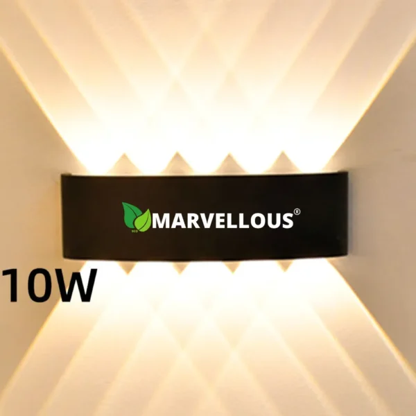 LED 6 Way Outdoor Wall Lights - Image 3