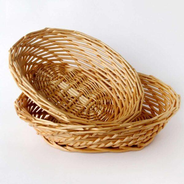 Oval Bamboo Basket - Image 3