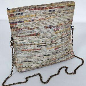 Eclectic Foldover Clutch – Navy Lining