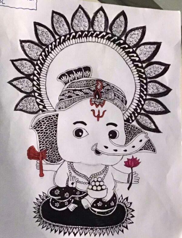 Mandala Art Lord Ganesha - Image 2