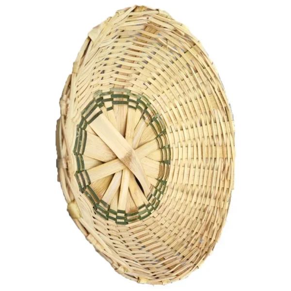 Round Fruit Bamboo Basket - Image 3