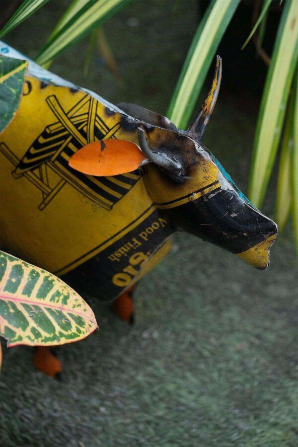 Nandu The Bull Animal Figurine (Recycled Metal) - Image 5