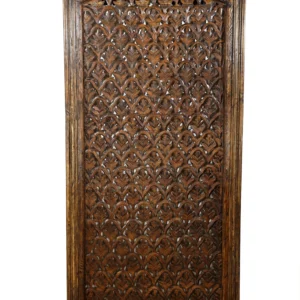 84" Vintage Lattice Wooden Window | Handmade
