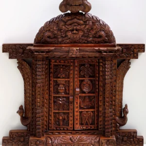 11" Eight Auspicious Symbol of Buddhism Wooden Traditional Window