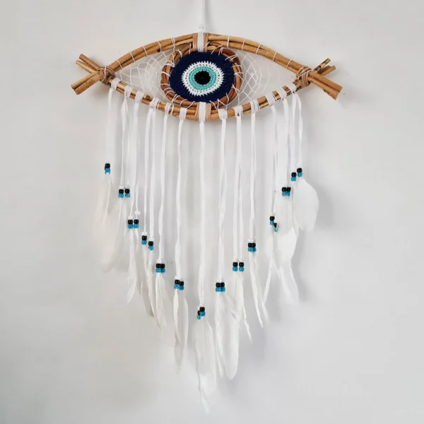 Macrame Evil eye wall hanging - Image 3