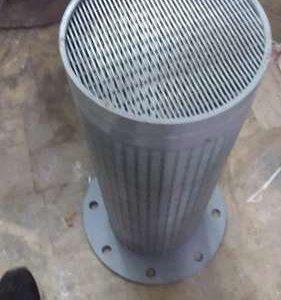 Rain Water Horizontal Vee Wire Screen Filter 6" Dia X 0.75 Mtr Length