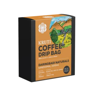 Kruti Coffee - Daringbadi Naturals Drip Bag | Medium Roast- Pack of 5