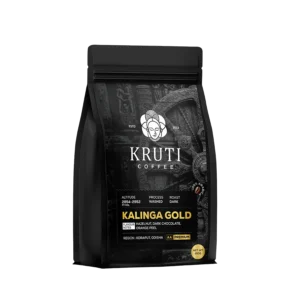 Kruti Coffee - Kalinga Gold ( 100% Arabica Coffee Beans, Dark Roast, 250 Gm)