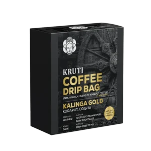 Kruti Coffee - Kalinga Gold Drip Bag | Dark Roast - Pack of 5