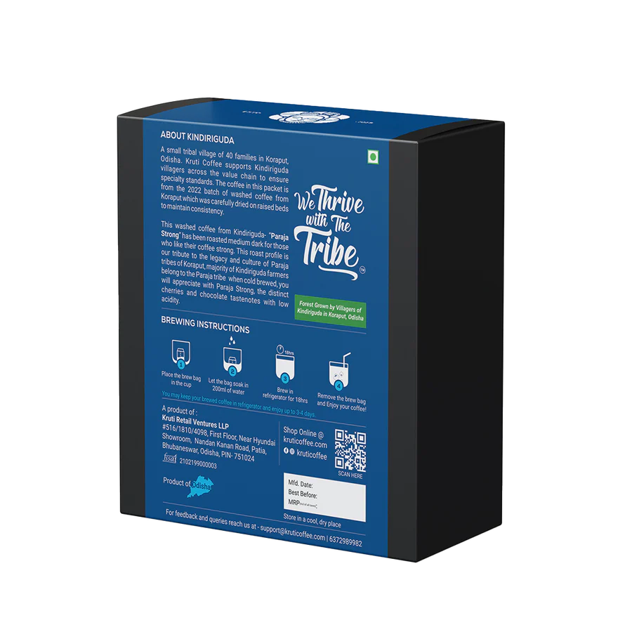 Kruti Paraja Strong Cold Brew Bag | Medium Dark - Pack of 5 - Image 2