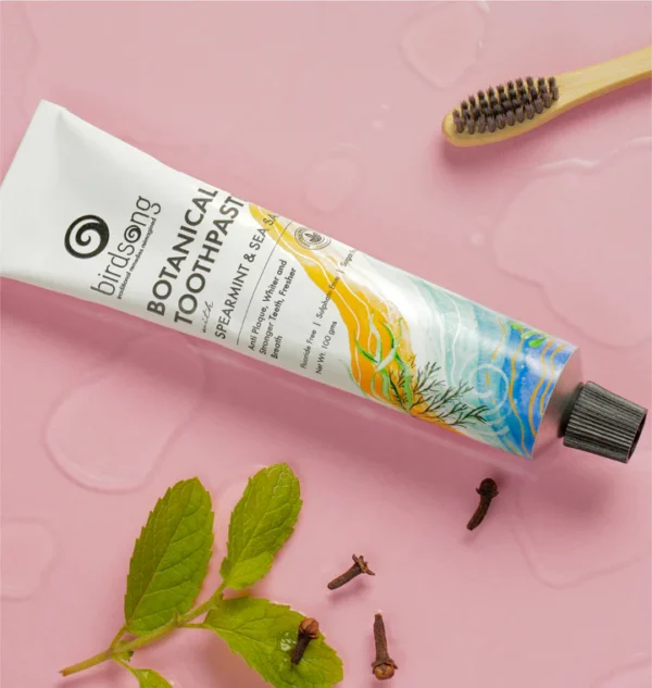 botanical sea salt and spearmint toothpaste