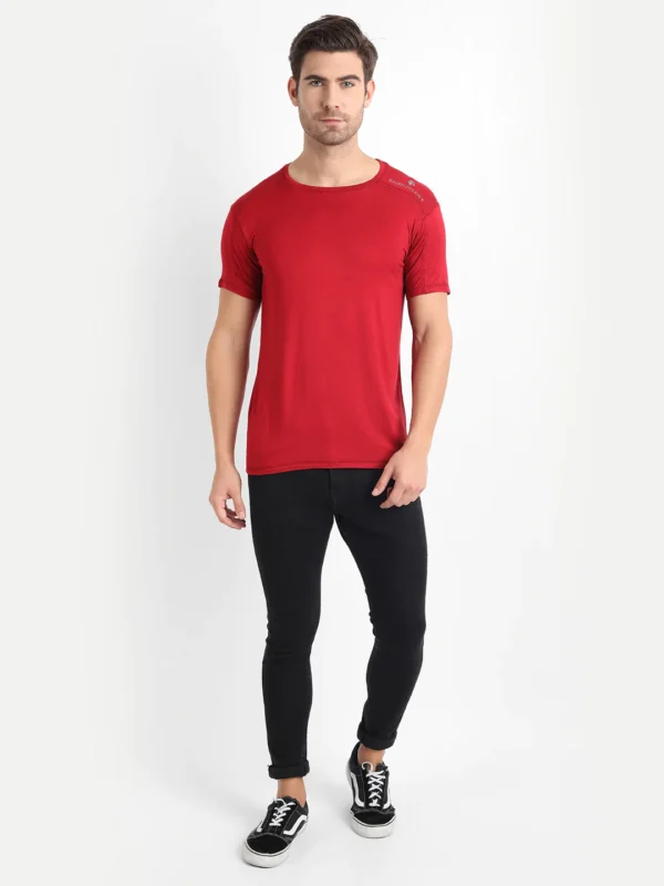 Maroon Bamboo Men's T-shirt