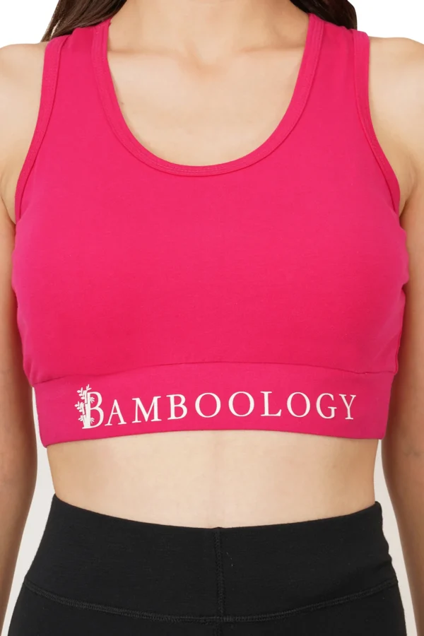 Bamboo Fabric Sports Bra | Bold - Image 5