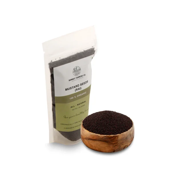 Organic Mustard Seeds / Rai - 100 Gms