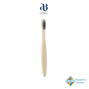 Charcoal Eco friendly Bamboo Toothbrush