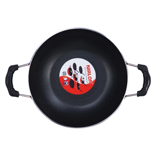 2L Nirlon Regular Non Stick Aluminum Kadai - Image 2