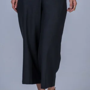 Black Khadi Pants NILA