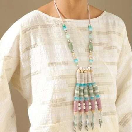 Tribal Multicolored Statement Necklace