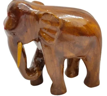 Wooden Elephant Showpiece for Home Decoration Showpiece