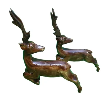 Wooden Deer Showpiece for Home Decoration Showpiece…