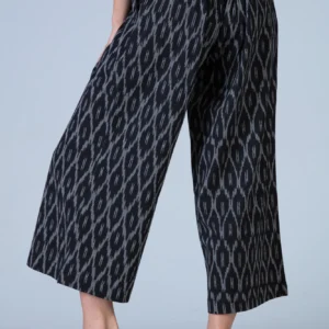 Black Ikat Pants NILA