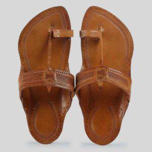 Tan Twill Men’s Chappal
